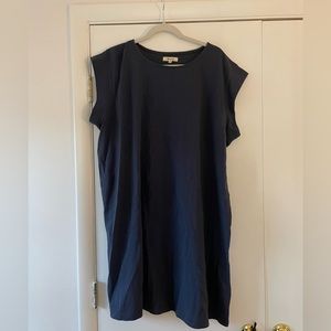 Madewell plus organic cotton cap-sleeve tee dress